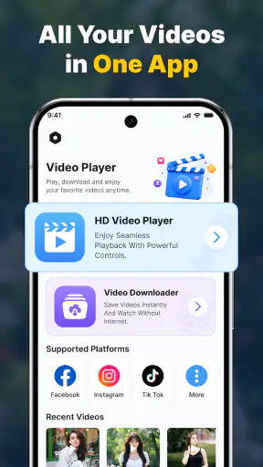 Vexly: Video Player Downloader screenshot