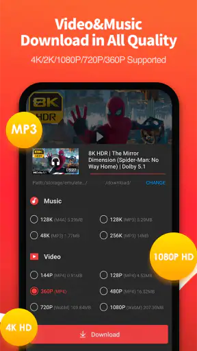 Vid-matè ऑल वीडियो डाउनलोडर screenshot