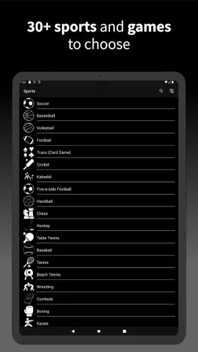 Virtual Scoreboard: स्कोर कीपर screenshot