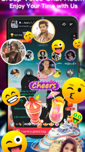 ViYa Lite - ग्रुप वॉयस चैट screenshot