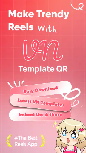 VN टेम्पलेट - वीडियो एडिट QR screenshot