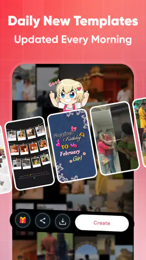 VN टेम्पलेट - वीडियो एडिट QR screenshot