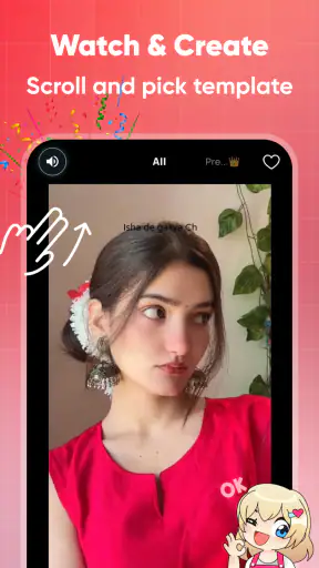 VN टेम्पलेट - वीडियो एडिट QR screenshot