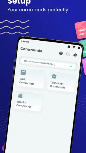 Voice Commands Assistant App screenshot