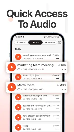 Voice Recorder - XVoice screenshot