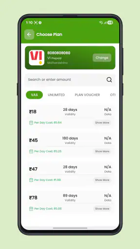 Volto : Recharge Cashback App screenshot