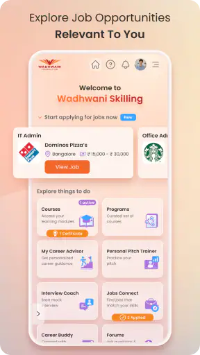 Wadhwani Skilling screenshot
