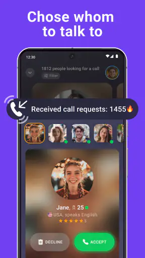 Wakie चैटिंग: लाइव चैट रूम्स screenshot