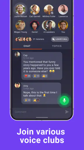 Wakie चैटिंग: लाइव चैट रूम्स screenshot