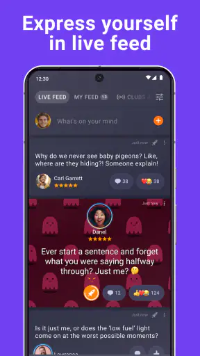 Wakie चैटिंग: लाइव चैट रूम्स screenshot