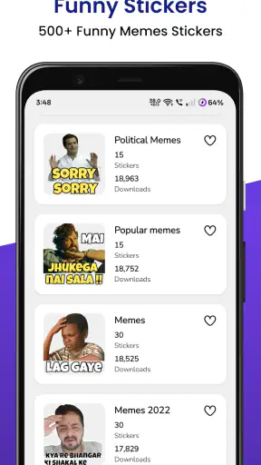 WAStickers Funny Memes Sticker screenshot
