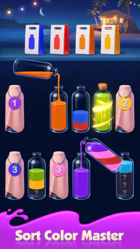 Water Sort! 3D Color Match Puz screenshot