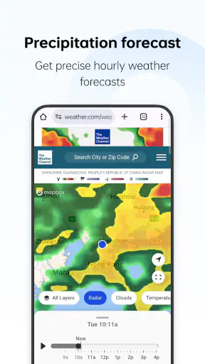 WeatherService screenshot