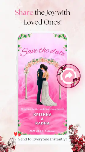 Wedding Invitation Video Maker screenshot