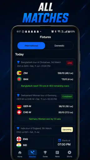 Wikto: Cricket Live Line Score screenshot
