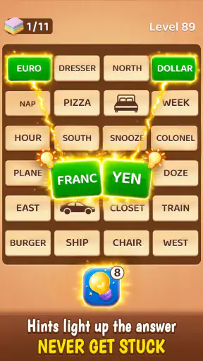 Word Association Match Puzzle screenshot