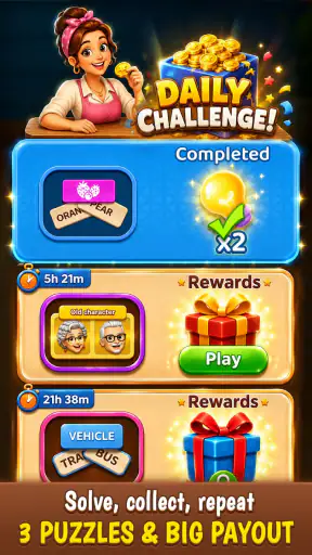 Word Association Match Puzzle screenshot