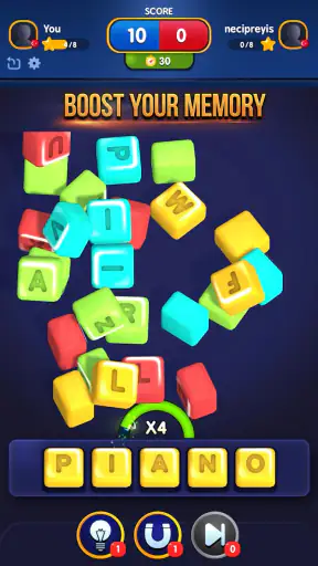 Word Match 3D - मास्टर पहेली screenshot