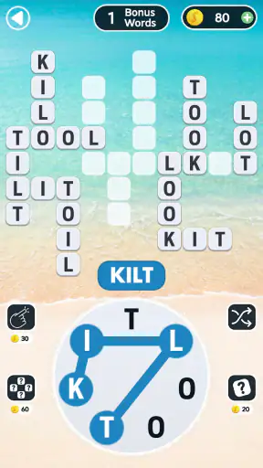 Word Swipe Crossword Puzzle screenshot