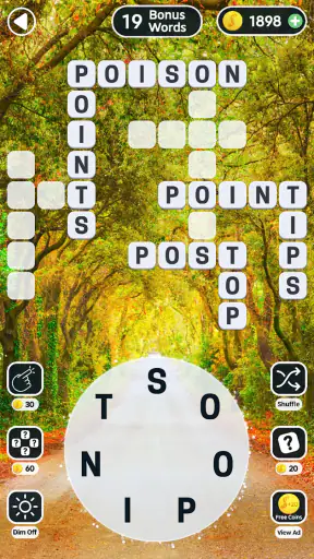 Word Swipe Crossword Puzzle screenshot