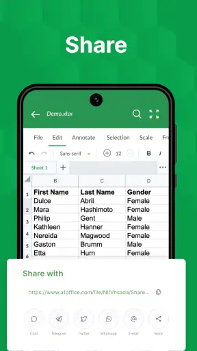 XLSX रीडर: XLS व्यूअर संपादक screenshot
