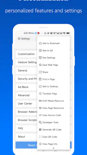 XminiBrowser-Mini Fast Browser screenshot