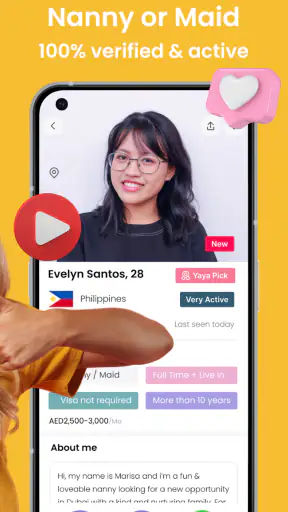 Yaya Middle East: Nanny & Maid screenshot