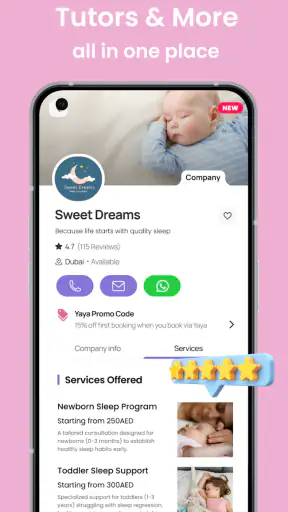 Yaya Middle East: Nanny & Maid screenshot