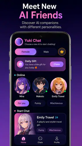 Yuki: AI Chat Companion screenshot