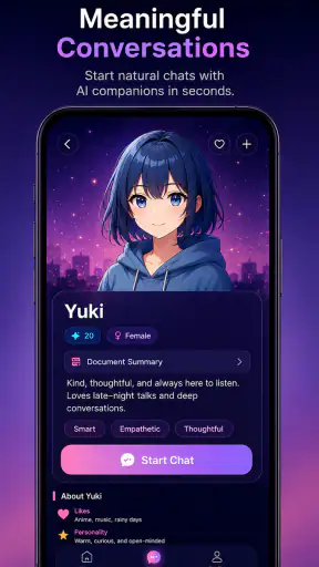 Yuki: AI Chat Companion screenshot