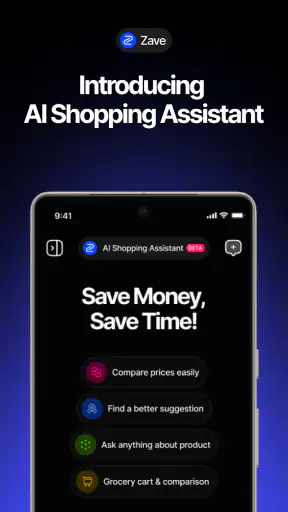 Zave: AI Shopping Assistant screenshot