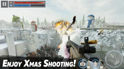Zombie Fire 3D: Offline Game screenshot