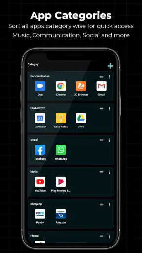 अल्फा हाइब्रिड लॉन्चर 4D थीम screenshot