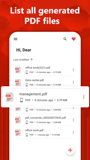 इमेज टु PDF कन्वर्टर - PDF App screenshot