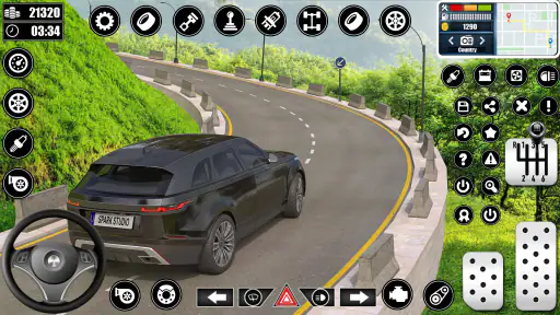 कार ड्राइविंग स्कूल कार का खेल screenshot