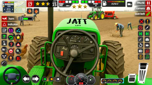 ट्रैक्टर खेती का खेल 2023 screenshot