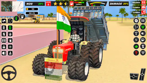 ट्रैक्टर खेती सिम्युलेटर गेम screenshot