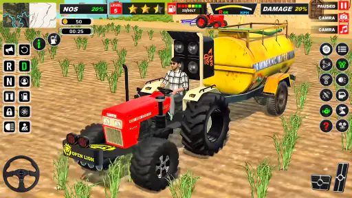 ट्रैक्टर खेती सिम्युलेटर गेम screenshot