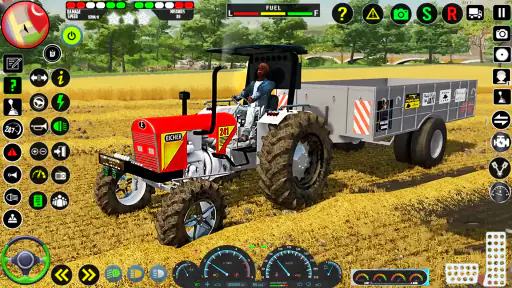 ट्रैक्टर गेम 3डी भारतीय ट्रैक् screenshot
