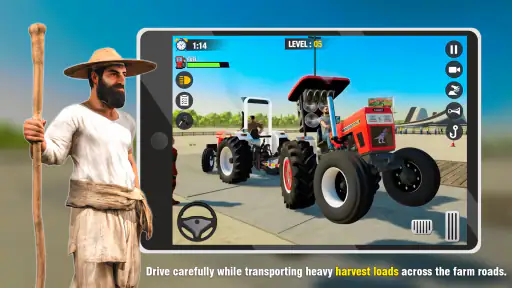 ट्रैक्टर सिम फार्मिंग गेम्स 3ड screenshot