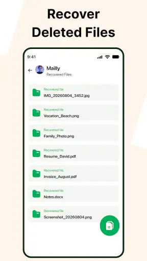 डिलीट मैसेज रिकवर करें: WAMR screenshot