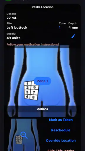 दवा एवं इंजेक्शन ट्रैकर screenshot