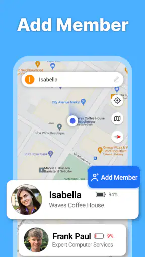 परिवार लोकेटर - जीपीएस स्थान screenshot