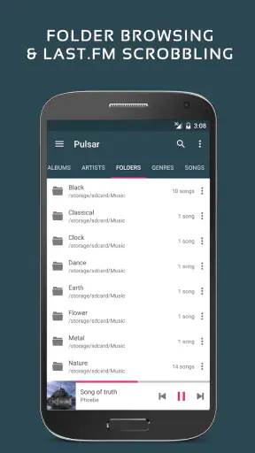 पल्सर संगीत प्लेयर प्रो screenshot