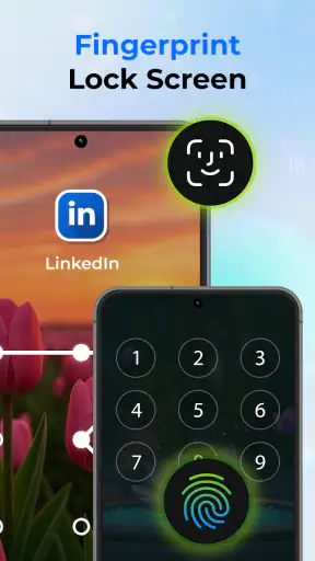 फ़िंगरप्रिंट लॉक स्क्रीन screenshot