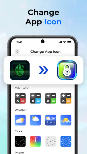 फ़िंगरप्रिंट लॉक स्क्रीन screenshot