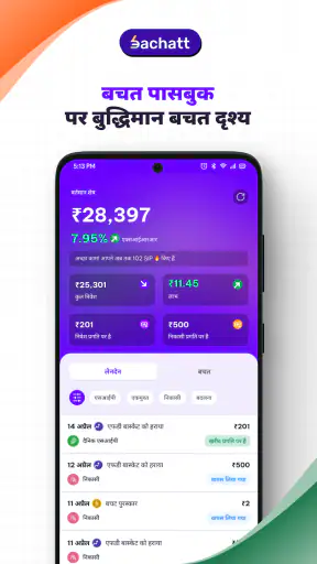 बचत: डेली FD, म्यूचुअल फंड screenshot