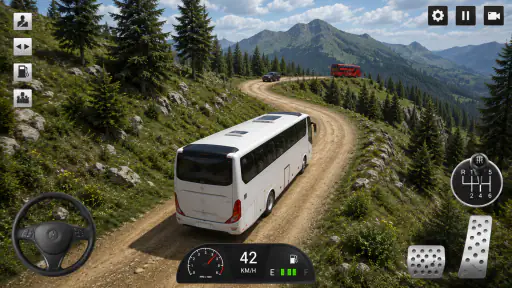 बस ड्राइविंग सिम्युलेटर 3D screenshot