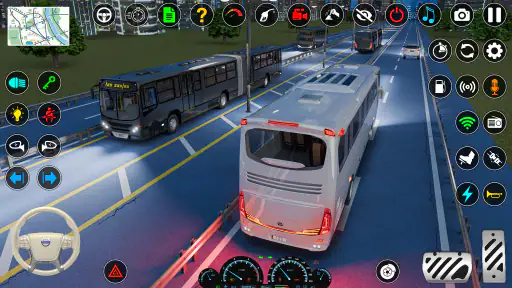 बस सिम्युलेटर - 3D बस गेम्स screenshot