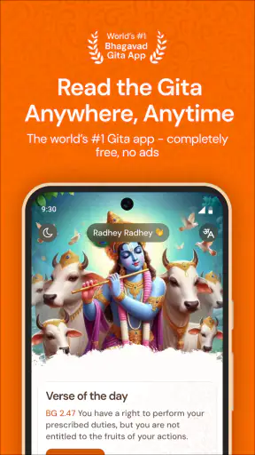 भगवद गीता हिंदी - भावार्थ सहित screenshot